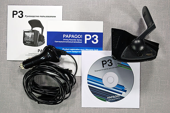 Автомобильный видеорегистратор Papago! P3