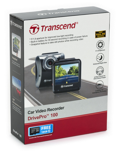 Автомобильный видеорегистратор Transcend DrivePro 100