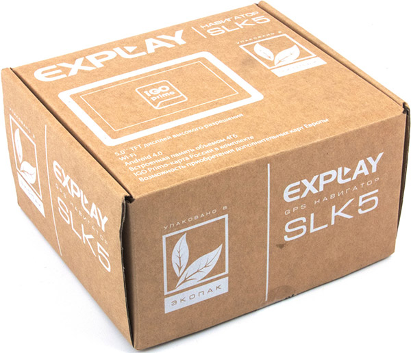 Коробка автонавигатора Explay SLK5