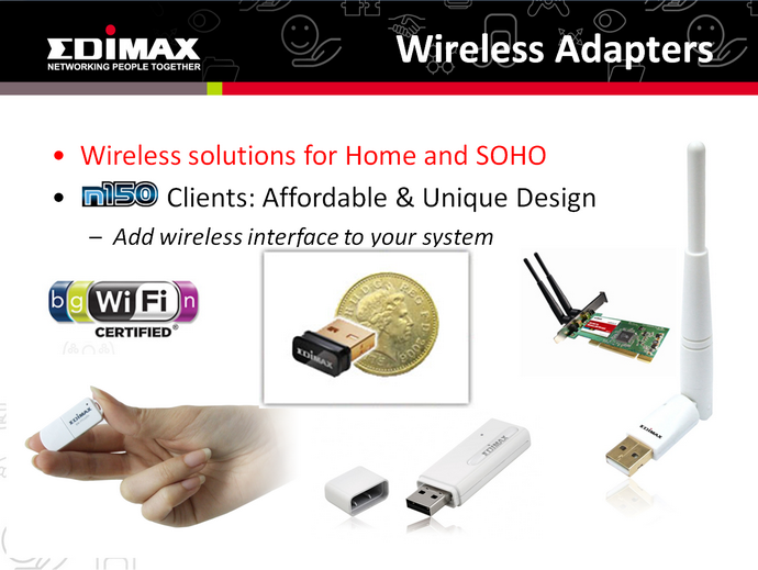 Edimax, беспроводные адаптеры, Wi-Fi