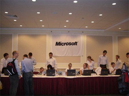 Регистрация участников конференции Microsoft Management Summit 2007
