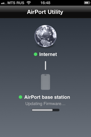 Настройка Apple AirPort Extreme в iOS