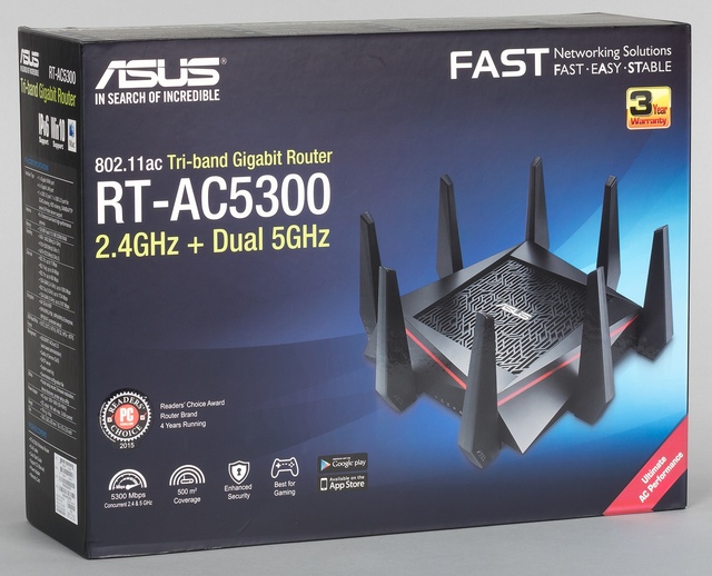 Упаковка Asus RT-AC5300