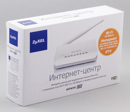 Интернет-центр ZyXEL Keenetic Lite, упаковка