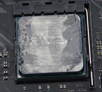 NH-D15 SE-AM4, распределение термопасты