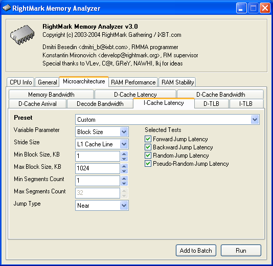 købe roman Elevator RightMark Memory Analyzer 3.0: a New Version of the Universal CPU/Chipset/RAM  Test