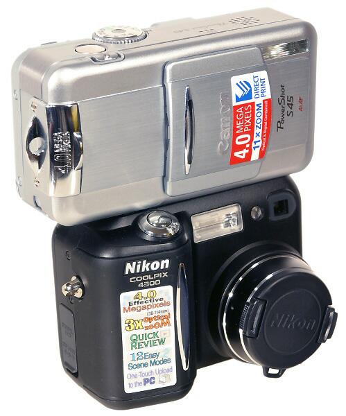 Canon PowerShot S45 è  Nikon COOLPIX 4300