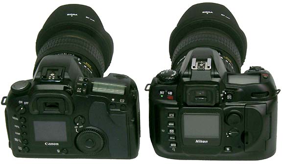 Nikon D100, Canon EOS D60