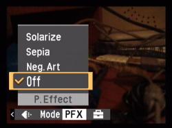 Sony Cyber-shot DSC T1 Menu