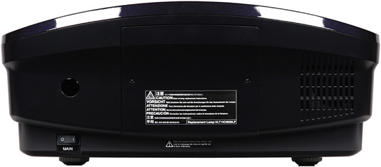 Кинотеатральный Full HD SXRD-проектор Mitsubishi HC9000D, вид сзади