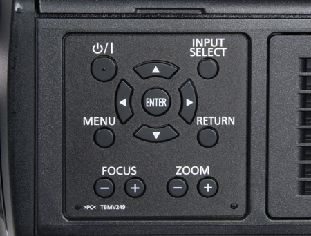 Проектор Panasonic PT-AE7000EA, кнопки управления