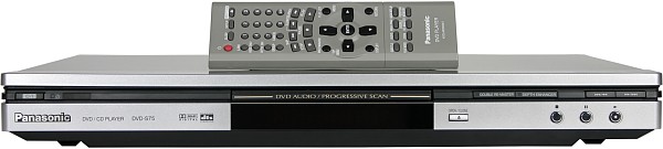 Player & remote control, front view