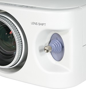 Lens shift lever