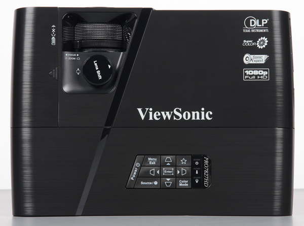 DLP-проектор ViewSonic Pro7827HD, вид сверху