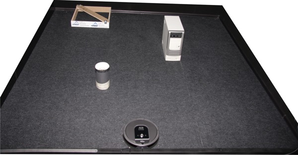 робот-пылесос iRobot Roomba 960, тест уборки