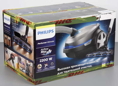 Пылесос Philips Performer Ultimate (FC8924/01). Коробка.
