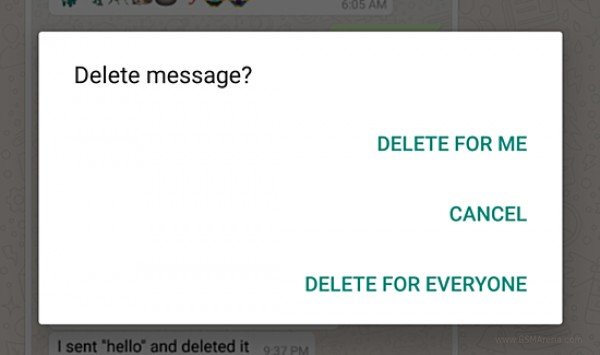 WhatsApp увеличил время для удаления сообщений до 4096 с