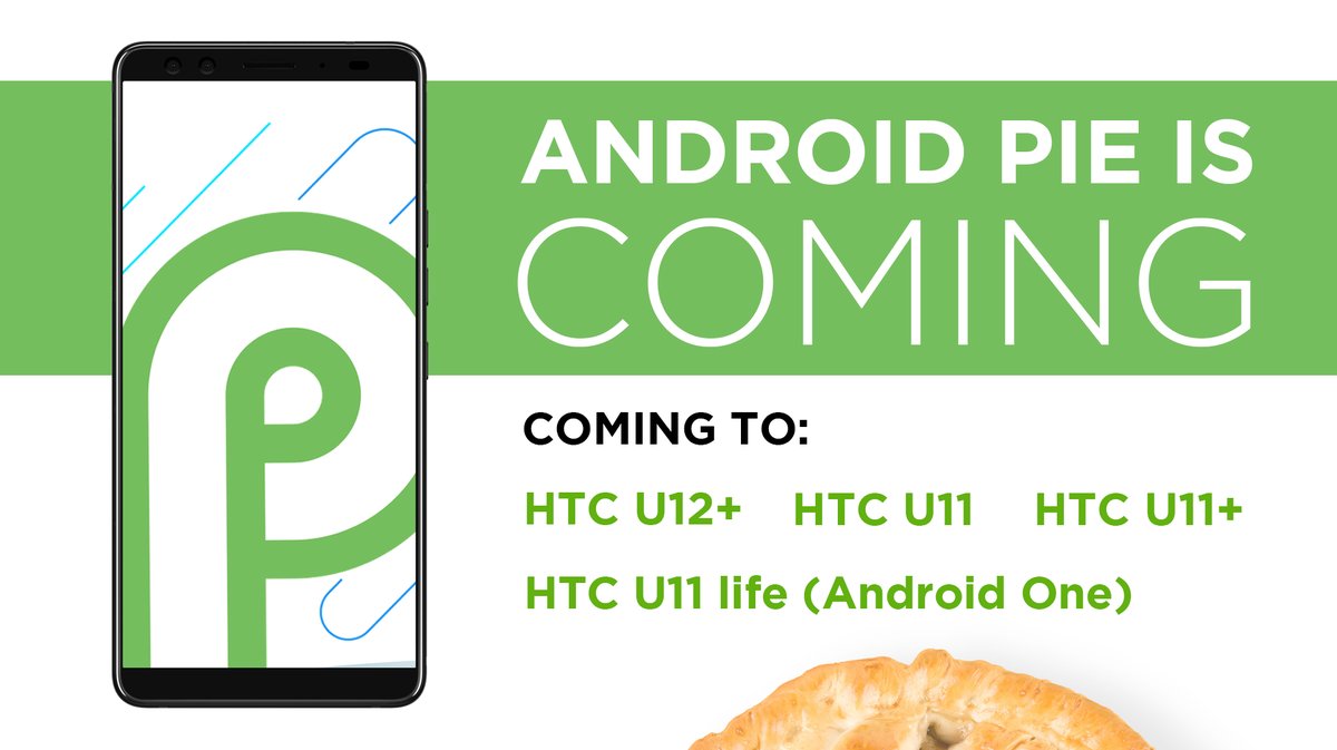 Обновление ОС до Android P получат четыре смартфона HTC