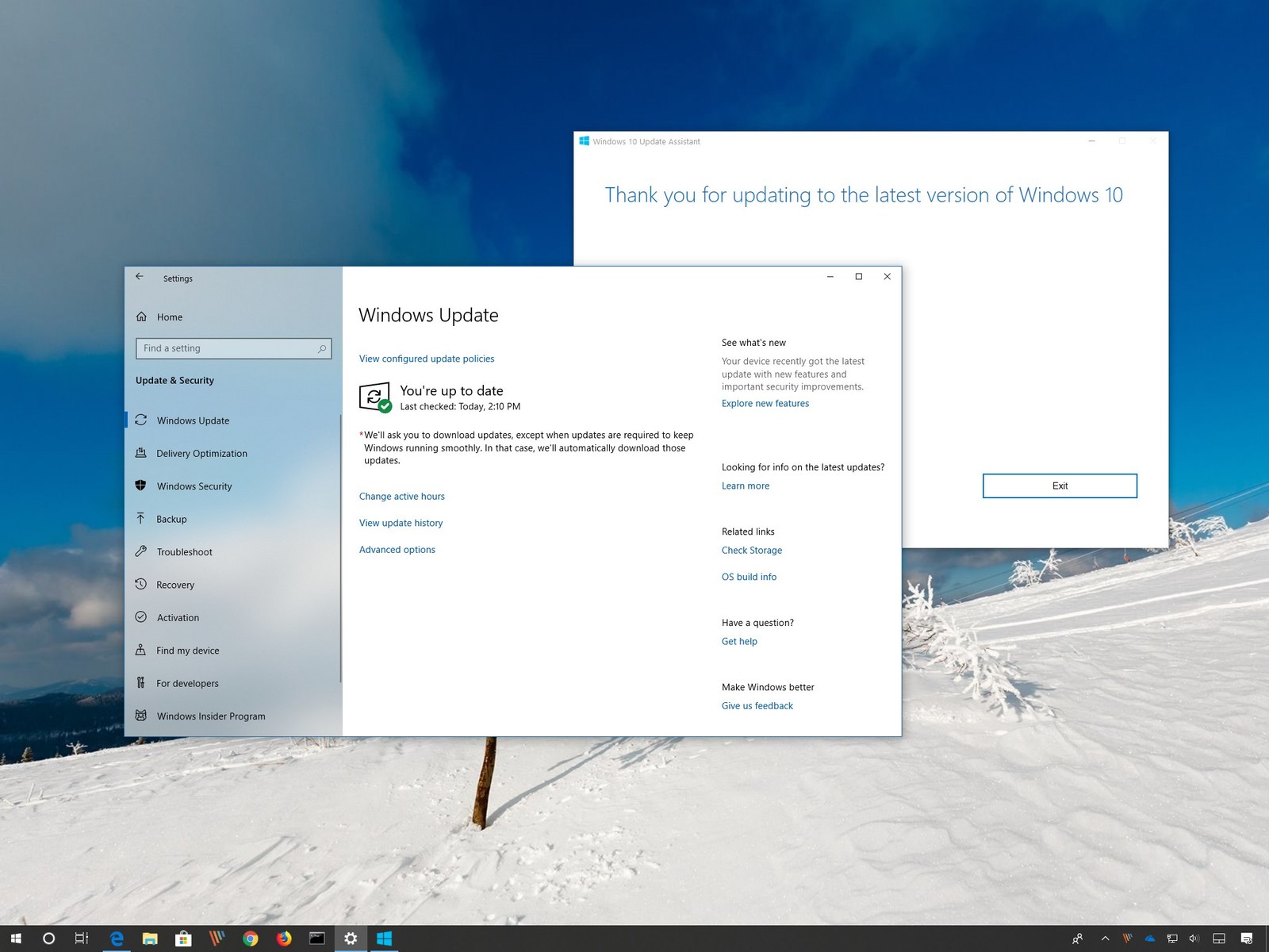 Microsoft выпустила следующее крупное обновление Windows 10