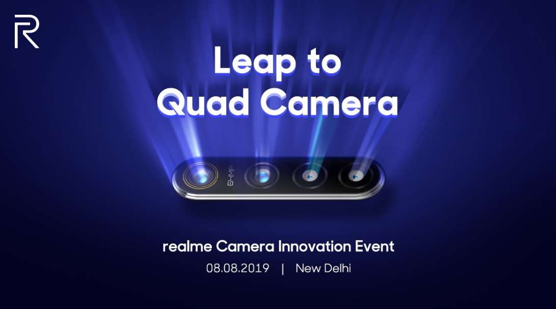 Realme назвала дату анонса первого телефона с 64 Мп камерой