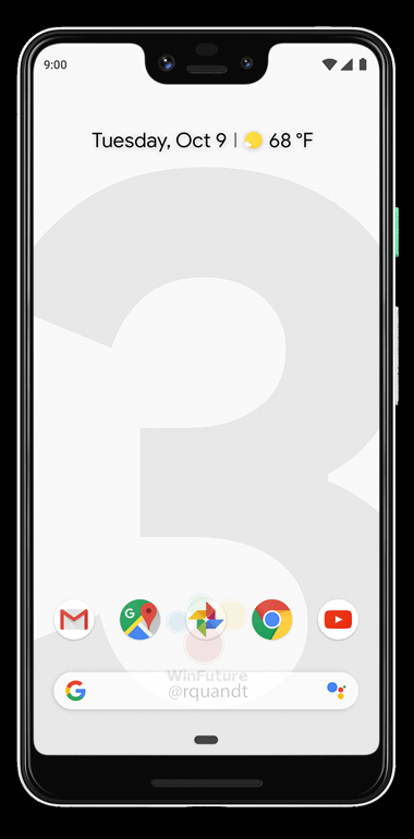Google Pixel 3 и Pixel 3 XL: официальные рендеры и новая информация