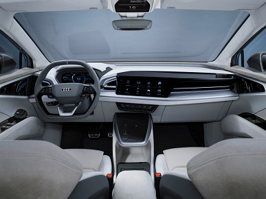 Два электромотора, запас хода до 450 км и агрессивная внешность. Представлен концепт кросс-купе Audi Q4 Sportback e-tron