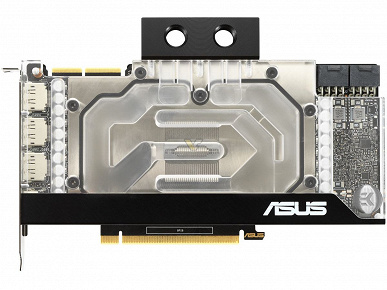 Asus показала GeForce RTX 3090 EK со встроенным водоблоком