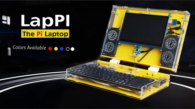 Набор LapPi превращает мини-ПК Raspberry Pi в ноутбук