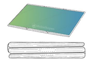 Первый складной планшет Samsung можно сгибать в двух местах