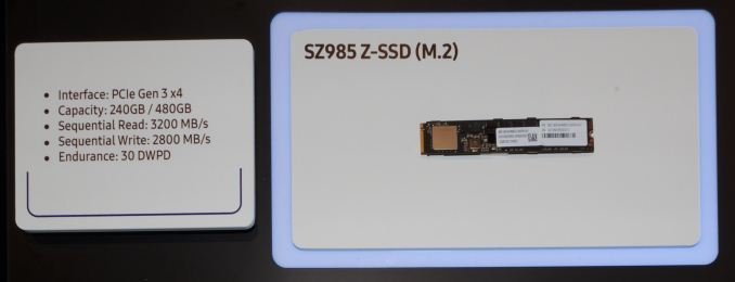 Samsung показала накопитель Z-SSD с памятью Z-NAND, выполненный в формате модуля M.2