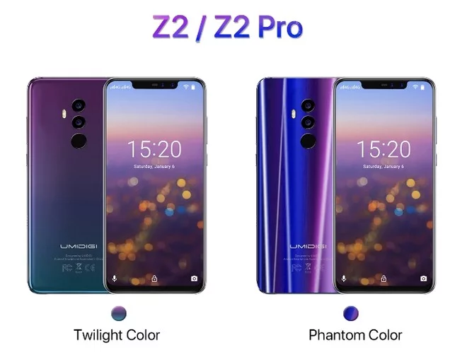 Umidigi позаимствовала цвет Twilight у новых флагманов Huawei 