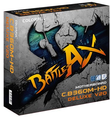 Представлена системная плата Colorful Battle Axe C.B360M-HD Deluxe V20