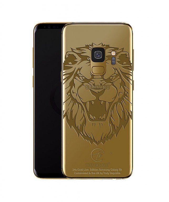 Truly Exquisite предлагает украшенные золотом и платиной смартфоны Samsung Galaxy S9 и Galaxy S9+ 
