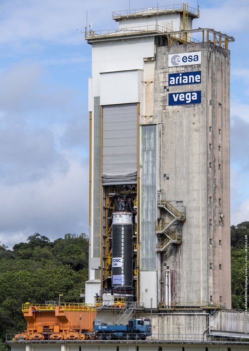 До конца недели Европейское космическое агентство проведёт тестирование самого большого твердотопливного ракетного двигателя