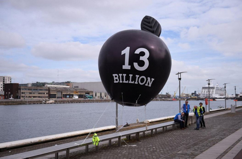 Ирландия получила от Apple 14,3 млрд евро 