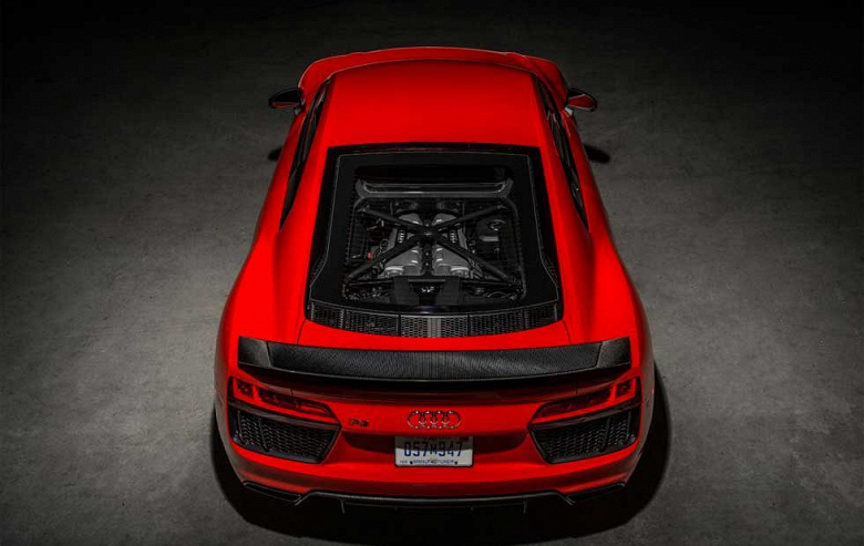 Так выглядит Audi R8 текущего поколения