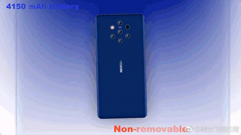 Смартфон Nokia 9 с многомодульной основной камерой получит весьма ёмкий аккумулятор 
