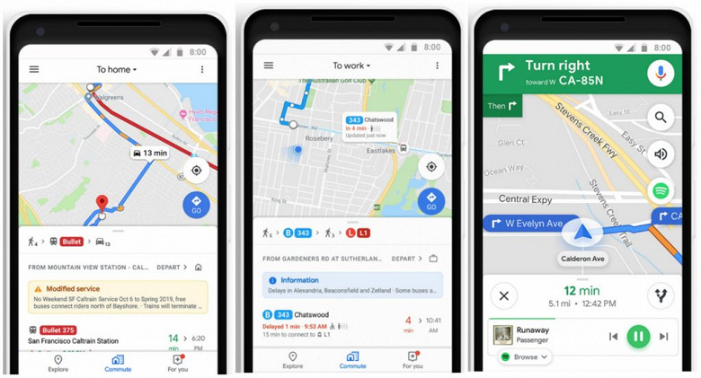 Google запустила в России отслеживание транспорта в реальном времени