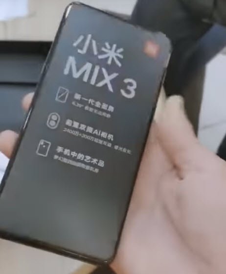 Флагманский смартфон Xiaomi Mi Mix 3 показали со всех сторон прямо перед анонсом