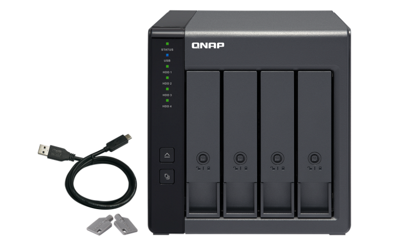 QNAP TR-004 позволяет расширить массив RAID на четыре накопителя