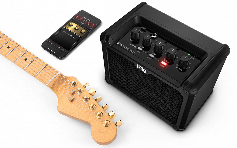 IK Multimedia iRig Micro Amp — миниатюрный гитарный усилитель с интерфейсом USB