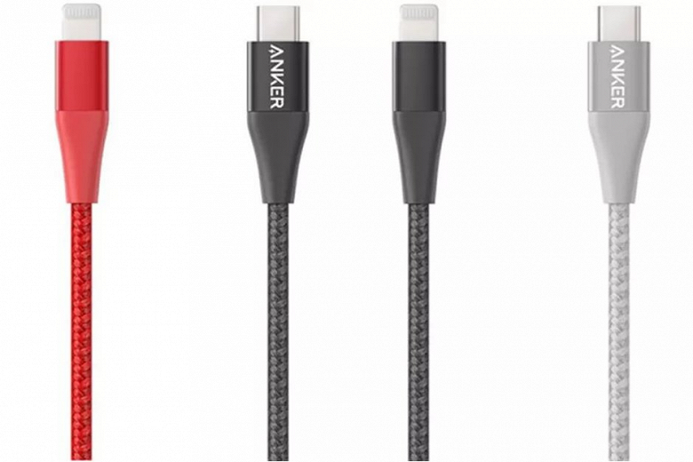 Anker также представила кабели с разъемами USB-C и Lightning