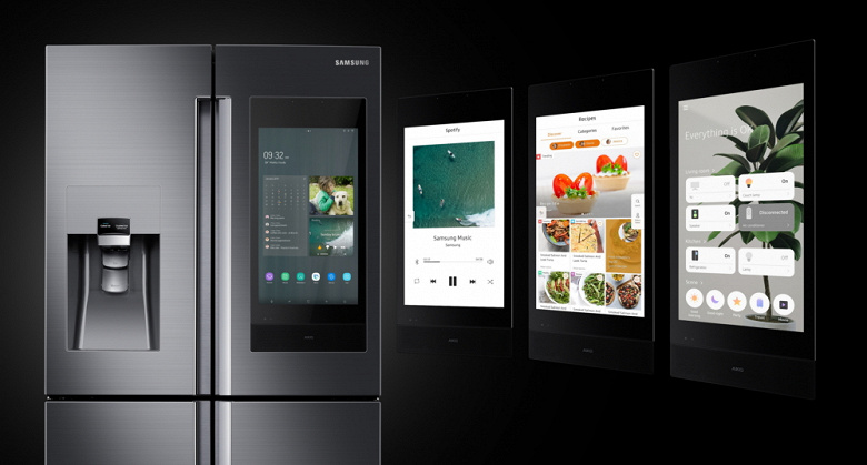 Новый умный холодильник Samsung Family Hub позвонит на смартфон, если дверца осталась открытой