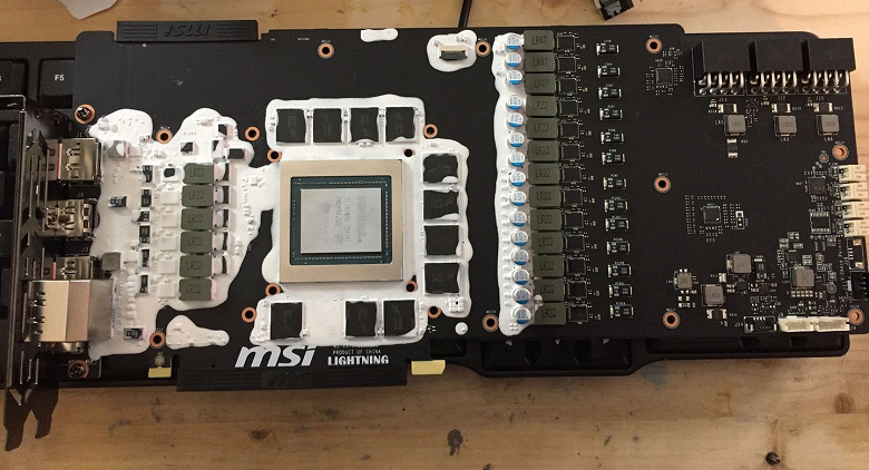 3D-карту MSI GeForce RTX 2080 Ti Lightning Z удалось разогнать до 2475 МГц