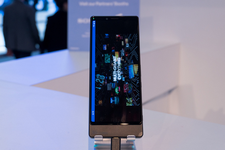 Sony показала прототип смартфона с поддержкой сетей 5G