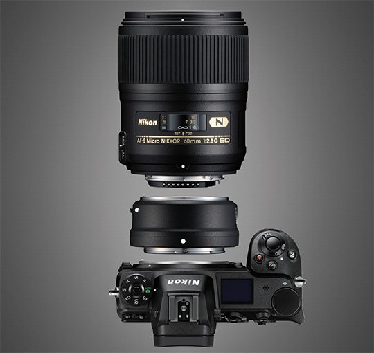 Адаптер Nikon FTZ бесплатно включен в комплект всех камер Z 6 и Z 7