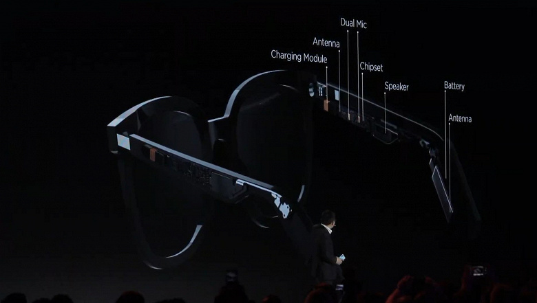 Huawei представила умные очки с динамиками и беспроводной зарядкой по NFC