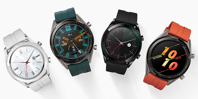 Цена выросла. Huawei представила умные часы Watch GT Active и Elegant