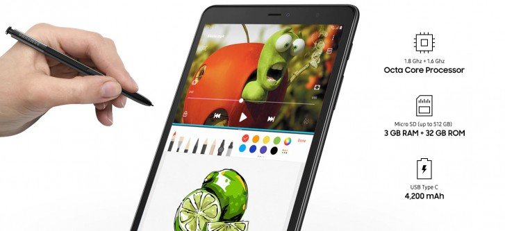 Представлен планшет Samsung Galaxy Tab A 8.0 со стилусом S Pen