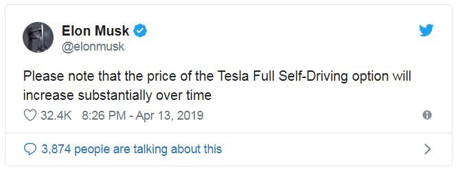 Tesla предупреждает о повышении цен